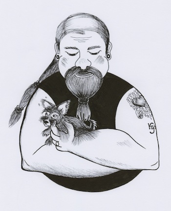 Biker Bunnie_350