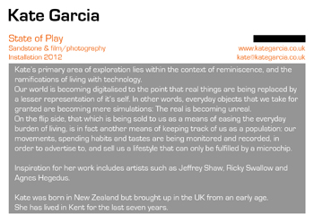 Degree Show 2012 Blurb